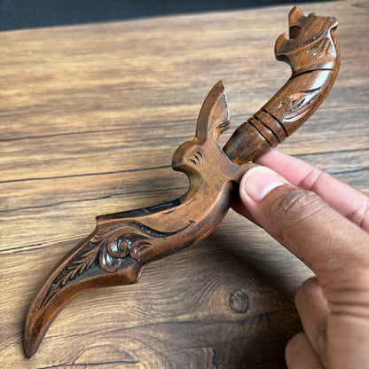 ornate dagger hand forged steel full view hand forged