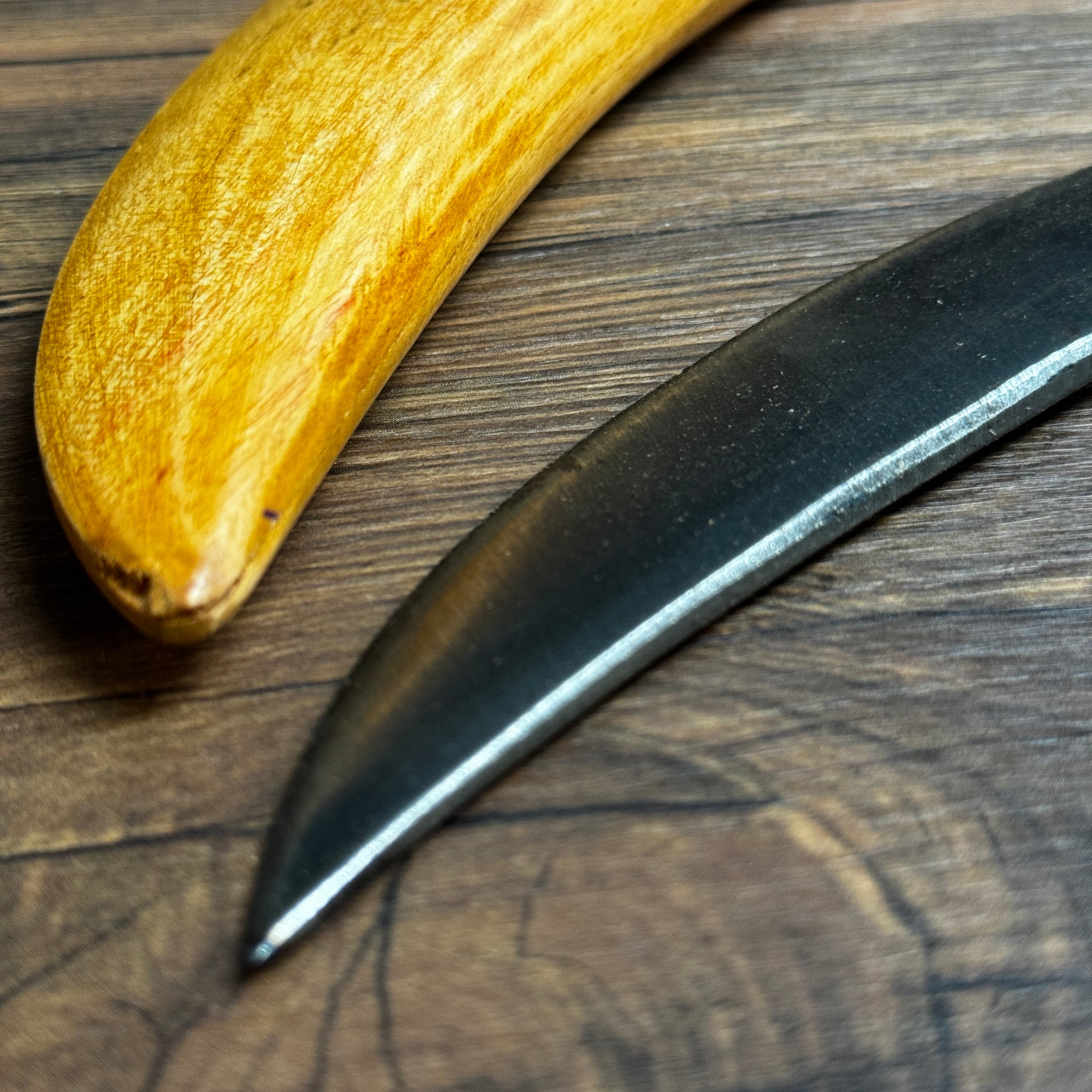 wood carving knife with jackfruit wood sheath